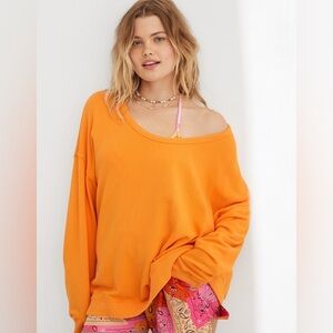 AERIE SUMMER DAZE OFF THE SHOULDER SWEATER